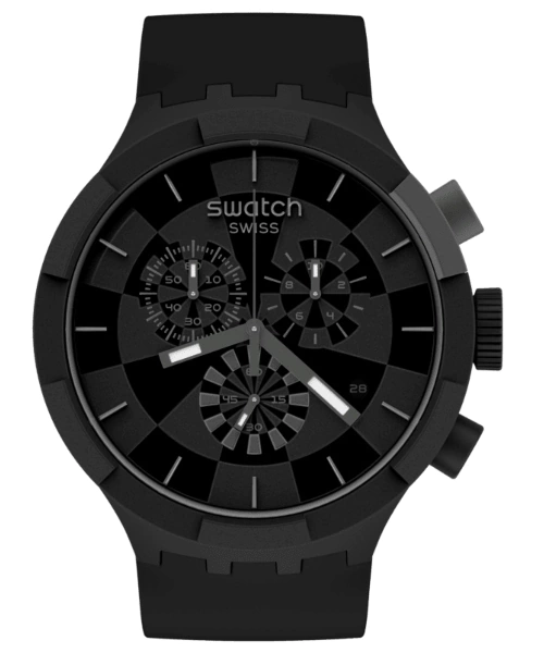 Swatch Big Bold Chrono SB02B400 - Checkpoint Black