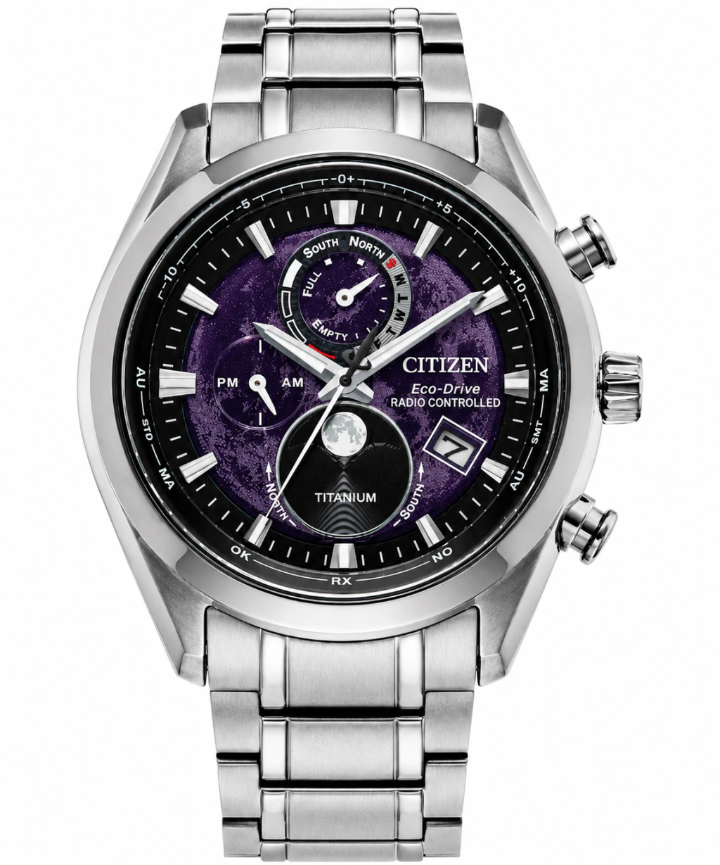 Citizen Tsuki-Yomi A-T BY1010-81Z Eco-Drive Morado