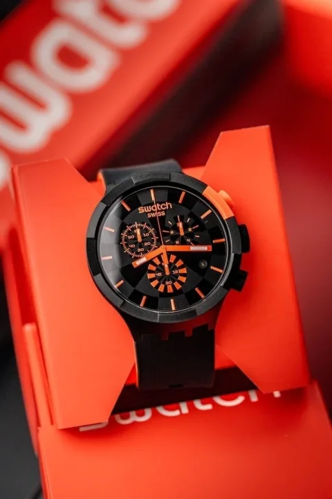 Swatch Big Bold Chrono Checkpoint Red - SB02B402, foto 2
