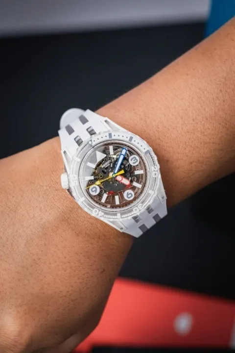 Swatch SSCU09K100 – Scubaqua Transparente 44mm Bioceramic Cuarzo 10 Atm, foto 3