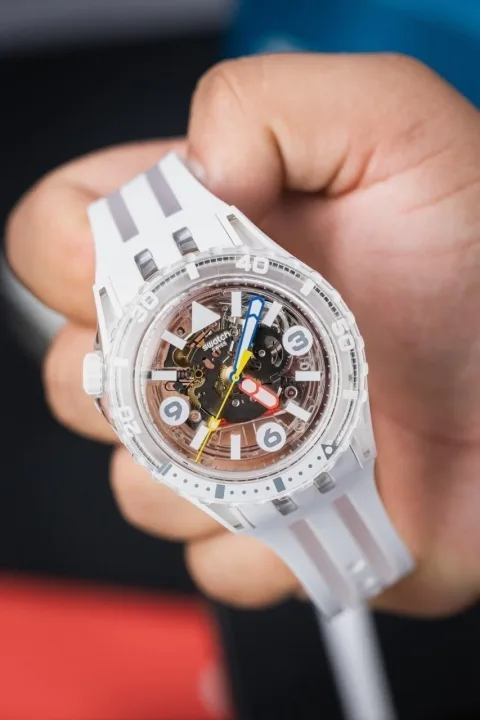 Swatch SSCU09K100 – Scubaqua Transparente 44mm Bioceramic Cuarzo 10 Atm, foto 6