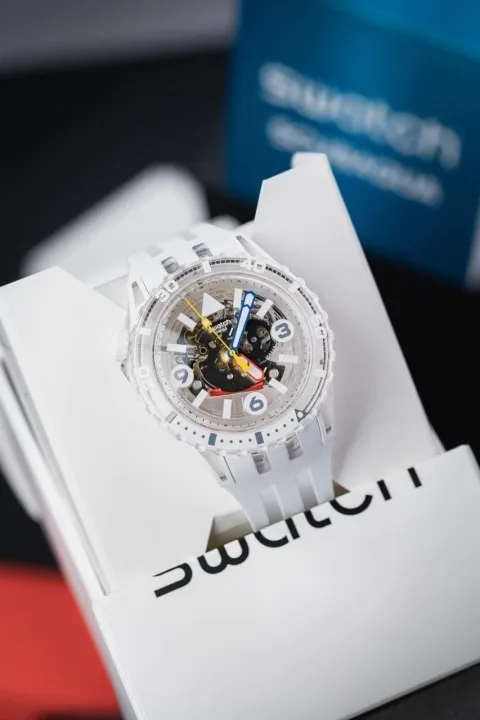 Swatch SSCU09K100 – Scubaqua Transparente 44mm Bioceramic Cuarzo 10 Atm, foto 7