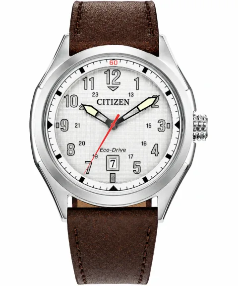Citizen Terra Force AW1890-19B Eco-Drive Plateado Cuero, foto 1