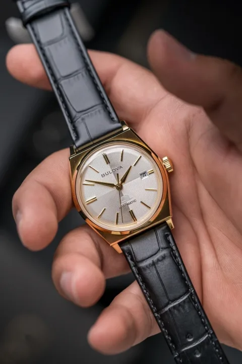 Bulova Frank Sinatra 97B243 Automático Dorado, foto 2